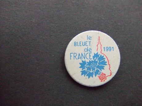 Le Bleuet de France  symbool van geheugen en solidariteit, in Frankrijk, met voormalige strijders